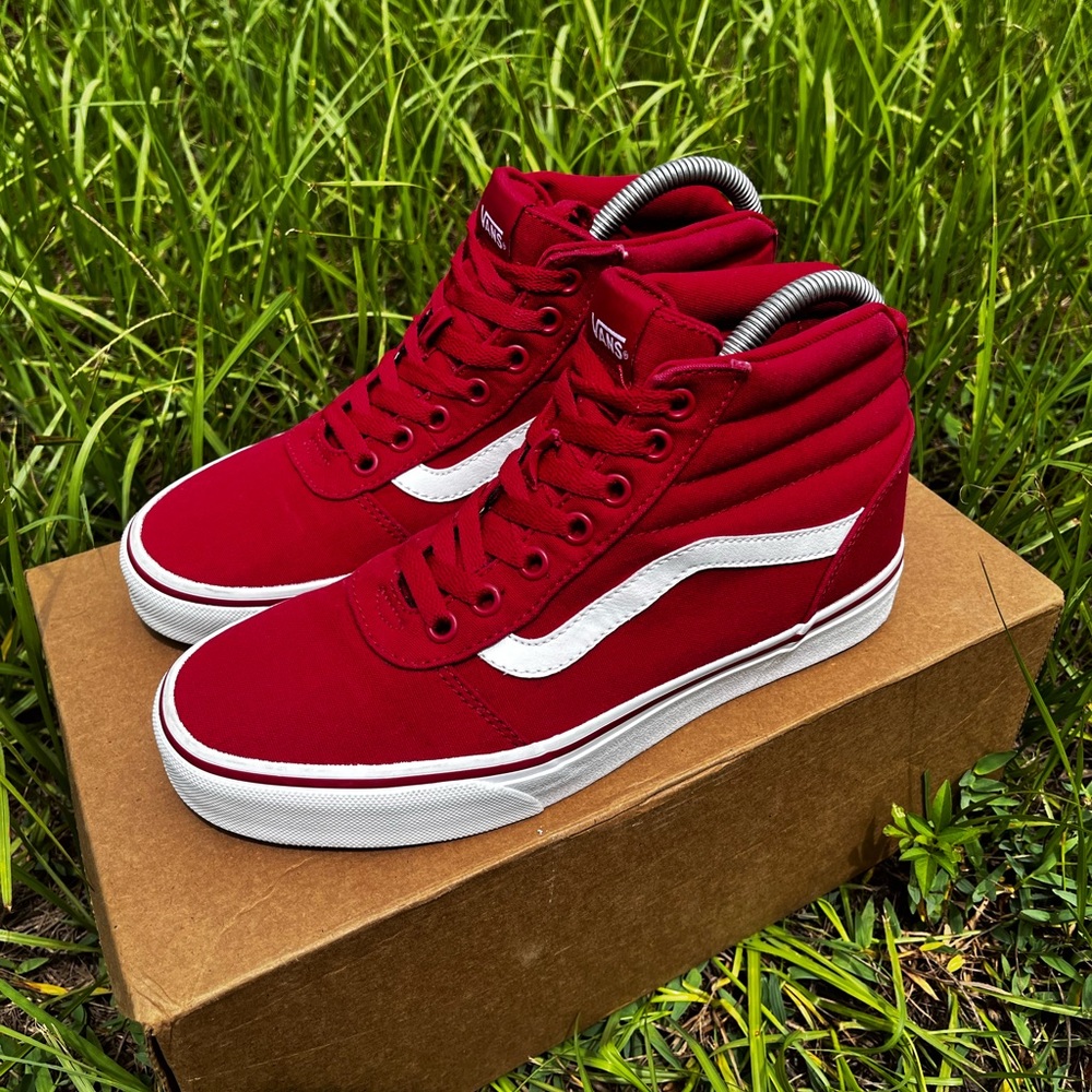 Red High Top Vans